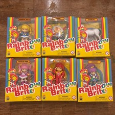 Rainbow Brite 40th Anniversary Mini Figures COMPLETE Set 6 New TLS Toys CheeBee