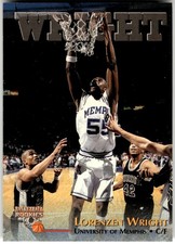 1996 Score Board Rookies #10 Lorenzen Wright Memphis Tigers NBA