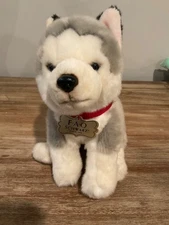 F.A.O. Schwarz husky with blue eyes
