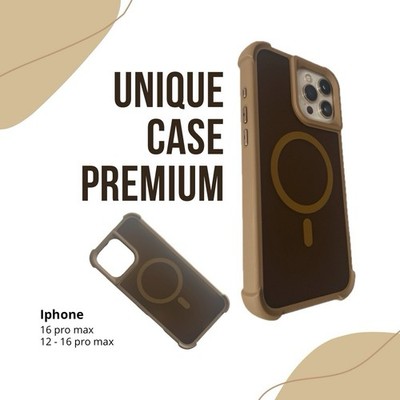 Authentic Drop Tested Protective Case For iPhone 16 Pro Max Coffee Brown Color