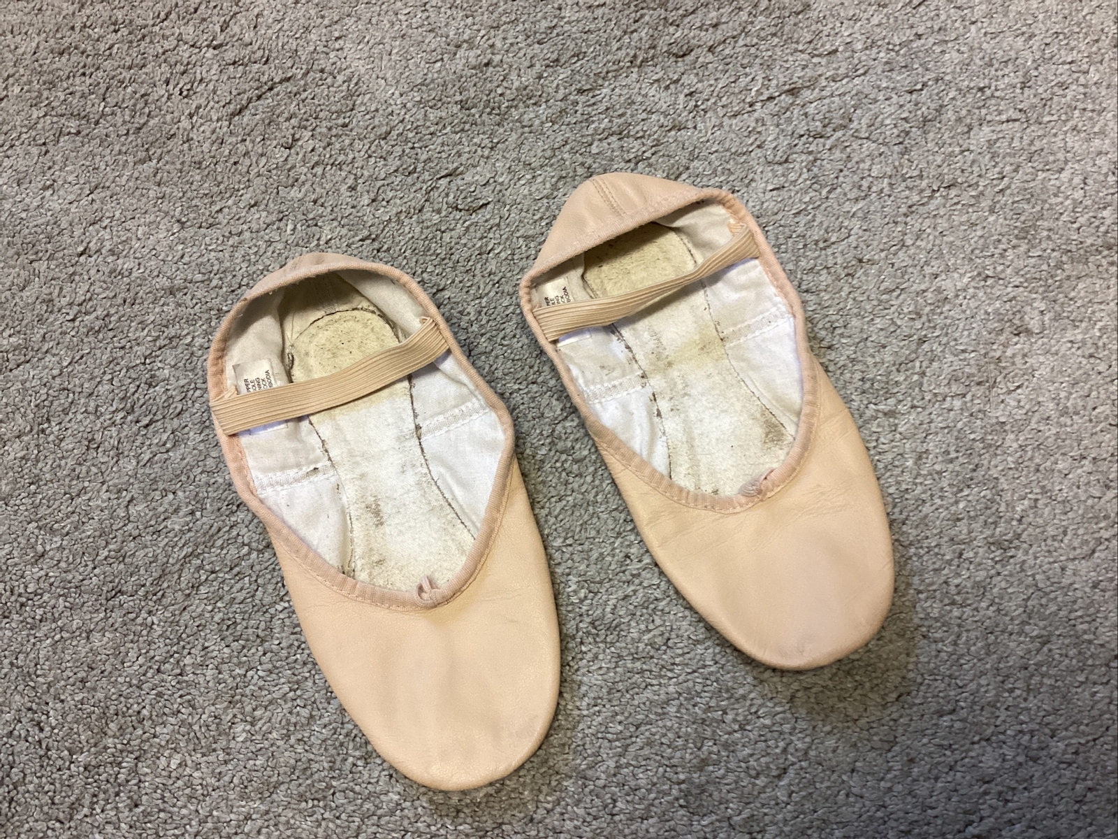 Bloch Pink Leather Ballet Shoes Size 3.5C eBay