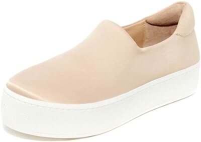 Opening Ceremony Cici Satin Slip On Platform Sneakers Nude Ss 36 EU 5 US