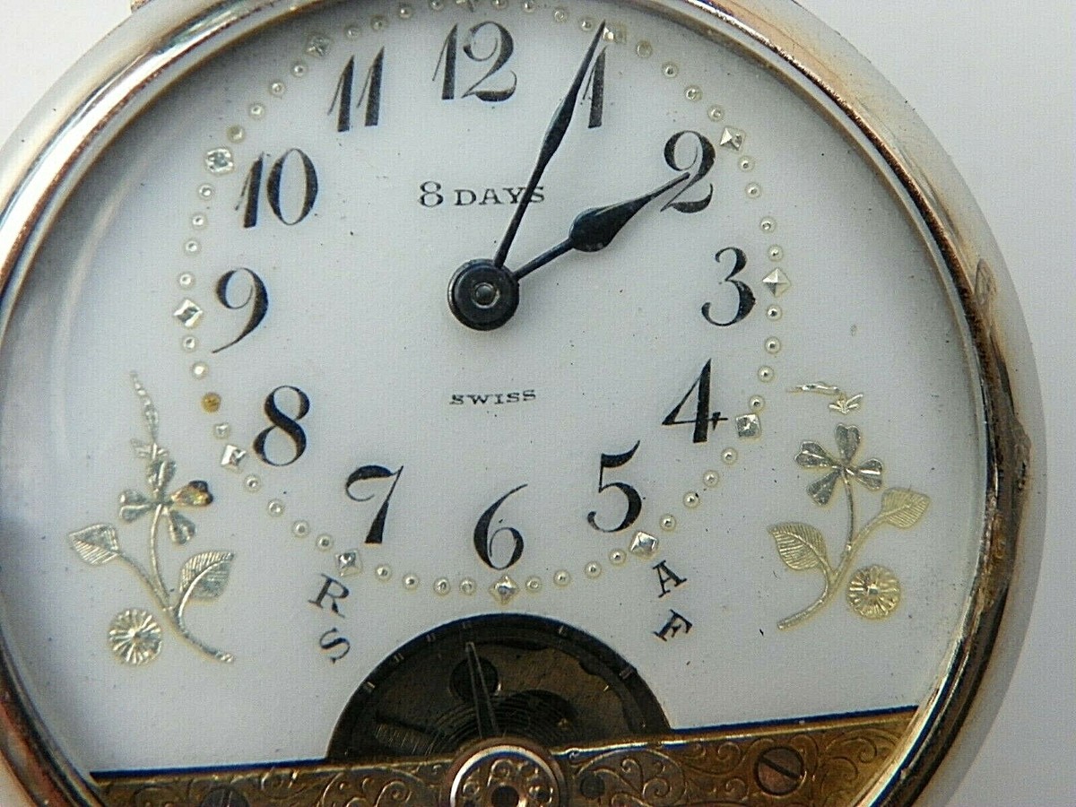 Hebdomas Antique 8-day Pocket Watch
