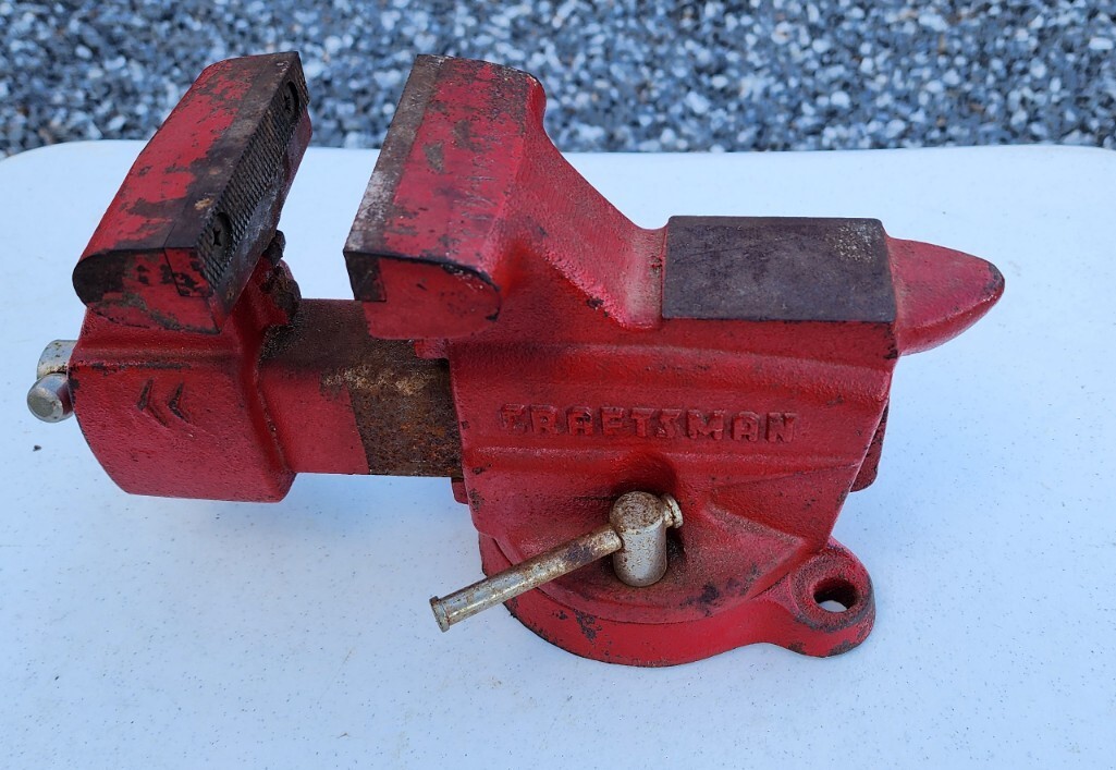 Craftsman Vice; No. 391-5180; Swivel Base for Work Bench; 3-1/2