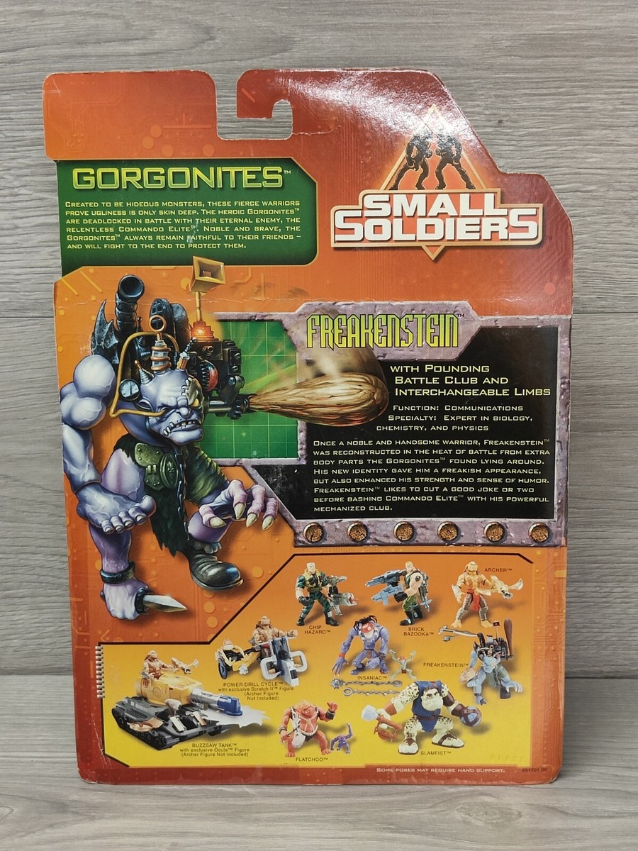 Vintage Small Soldiers Freakenstein Gorgonites Action Figure