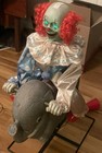 Spirit Halloween Rocking Elephant Clown No Box Retired Animated Halloween Prop — photo 5