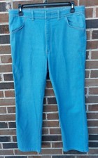 Vintage Wrangler Elite Blue Jeans 40x30 Made In USA Rare