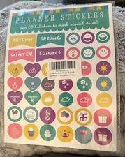 Planner Stickers NEW Over 650 Assorted Stickers Emojis,Weather,Special Occasions