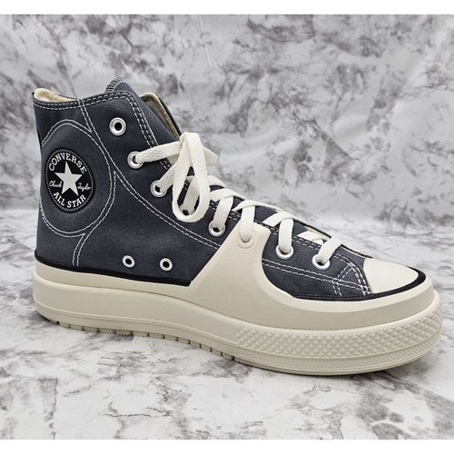 Converse CTAS Construct Black Grey & White Men's Sneakers Size 10 - 第 1/10 張圖片