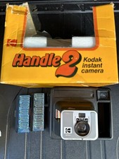 VINTAGE KODAK THE HANDLE 2 instant camera with flash Bulbs And Box