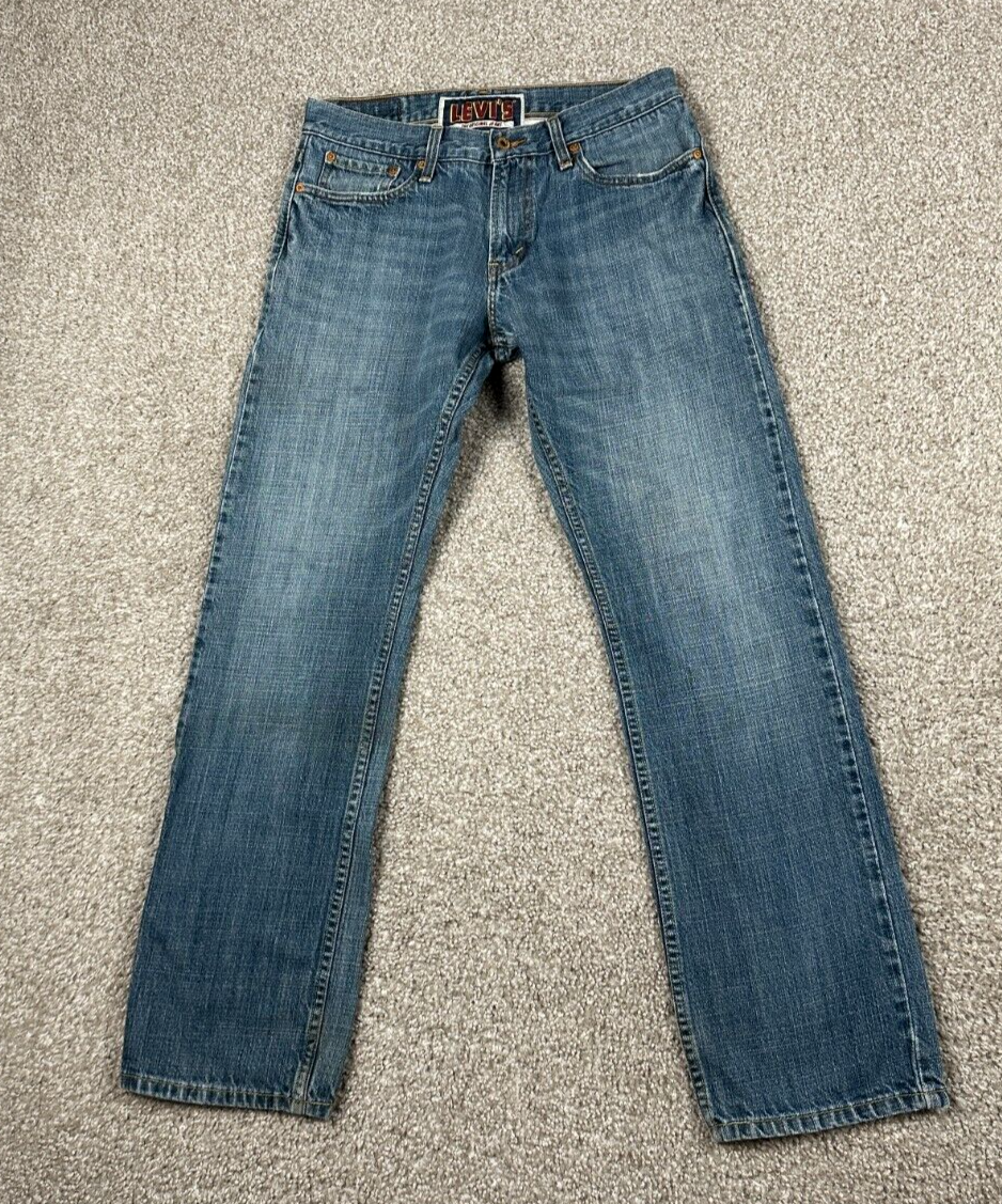 Vintage Levi's 514 Jeans Men 32x32 Blue Denim Slim Straight Stone Wash Y2K  31x31 | eBay