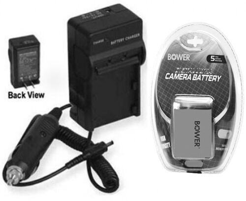 Battery + Charger for Panasonic DMC-TZ5, DMC-TZ5S, DMCTZ5, Camera