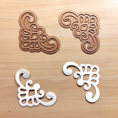Stanzschablonen Ecken, Neu, Von Spellbinders, Aus Hobbyauflösung 