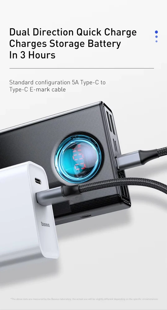 65W 30000mAh PD3.0 Fast Charging Power Bank with FCP SCP Compact Portable External Battery 65W 30000mAh PD3.0 Fast Charging Power Bank with FCP SCP Compact Portable External Battery