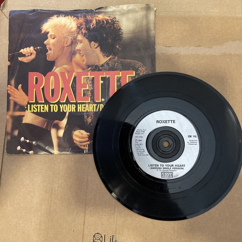 Roxette - Listen To Your Heart - 7" Vinyl 45 Record 1988