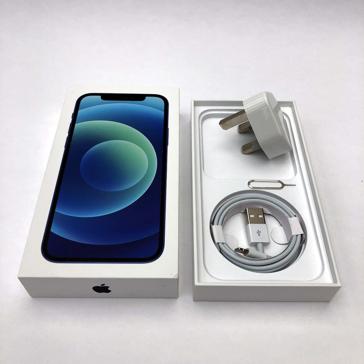 Apple Original iPhone 12 Blue Empty Retail Box with Accessories