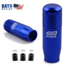 MUGEN Blue Universal Aluminum Manual/Auto Gear Stick Shift Knob Shifter Lever