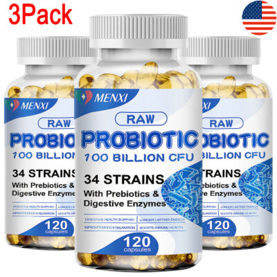 ULTRA PROBIOTIC 100 Billion CFUs 360 capsule NOW ULTIMATE FLORA PRIMAL NATURAL