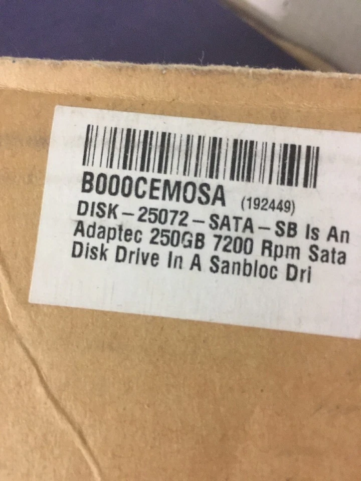 Adaptec 2222900 250gb Sanbloc Drive Disk-25072-SATA-SB - Image 3 of 4