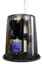 Easy Access Pedestal Sump Cover for Radon Mitigation System + Accessories