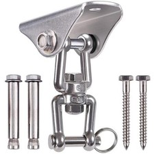 BeneLabel Stainless Steel Swing Hangers 360  Swivel Ceiling Mount for Swing 1...
