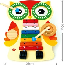 carousel wooden activity table