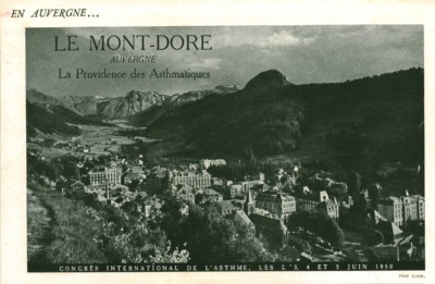 Antique Le Mont-Doré en Auvergne 1949 Magazine Issue Advertising
