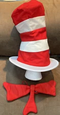 DR SEUSS CAT IN THE “HAT & BOWTIE “ COSTUME ACCESSORY 