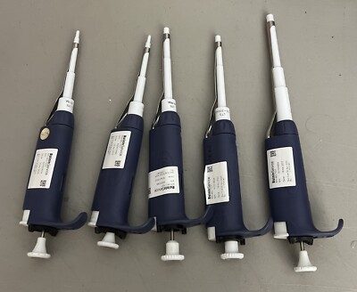CALIBRATED Set X5 Rainin Pipet-Lite Pipette L2,L20,L100,L200,L1000 LTS