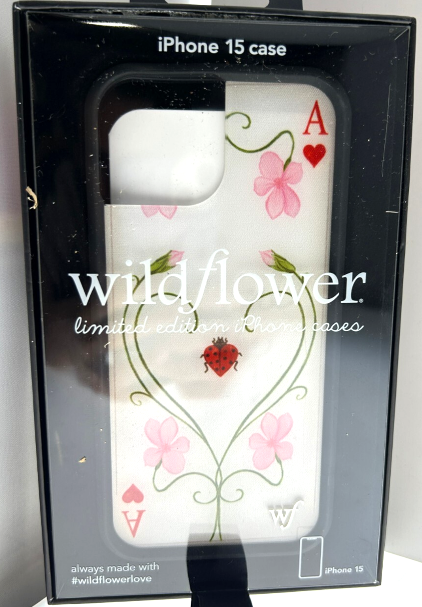 Wildflower iPhone 15 Case with Floral Design-image