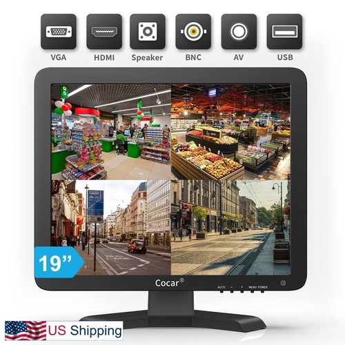 19 Inch CCTV Monitor Security VGA HDMI 