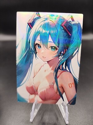 Hatsune Miku Anime Waifu Card Doujin ACG Goddess Holo