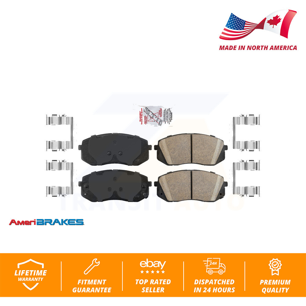 Front Ceramic Disc Brake Pads For Hyundai Sonata Kia Optima Niro EV