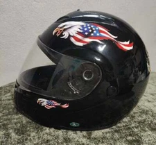 Rodia DOT RF-4 Full Face Racing Helmet With Lift Shield Adult Size L