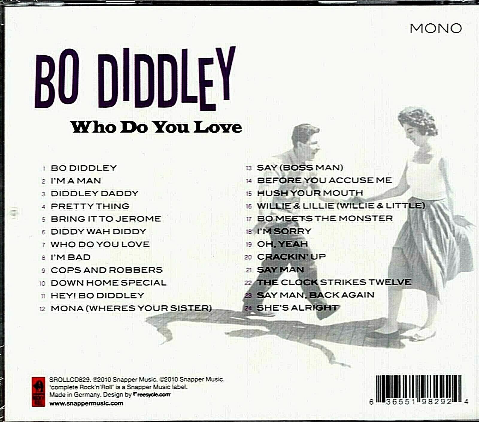 Bo Diddley: 24 Original Greatest Hits .. Who Do You Love (CD, 2010) ..  Oldies