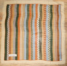 YVES SAINT LAURENT YSL vintage wool silk large graphic scarf