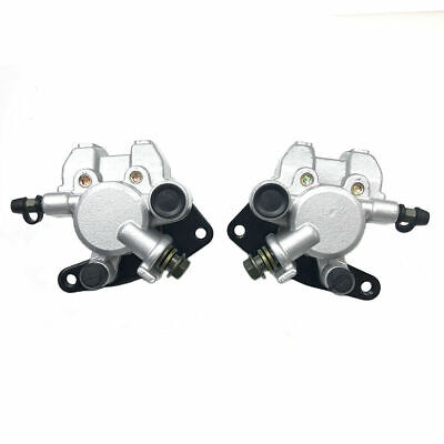 Front Brake Calipers Left & Right for Arctic Cat 400 2x4 4x4 2003-2015 With Pads