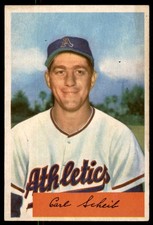 1954 Bowman #67 CARL SCHEIB  Philadelphia Athletics  EX-EXMT