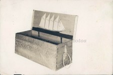 1932 Photo Press Chest NYC Ship Sailing graph Rope
