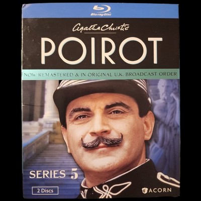 Agatha Christie's Poirot Series Season 5 Blu-ray 2 Disc Set 2012 Acorn 