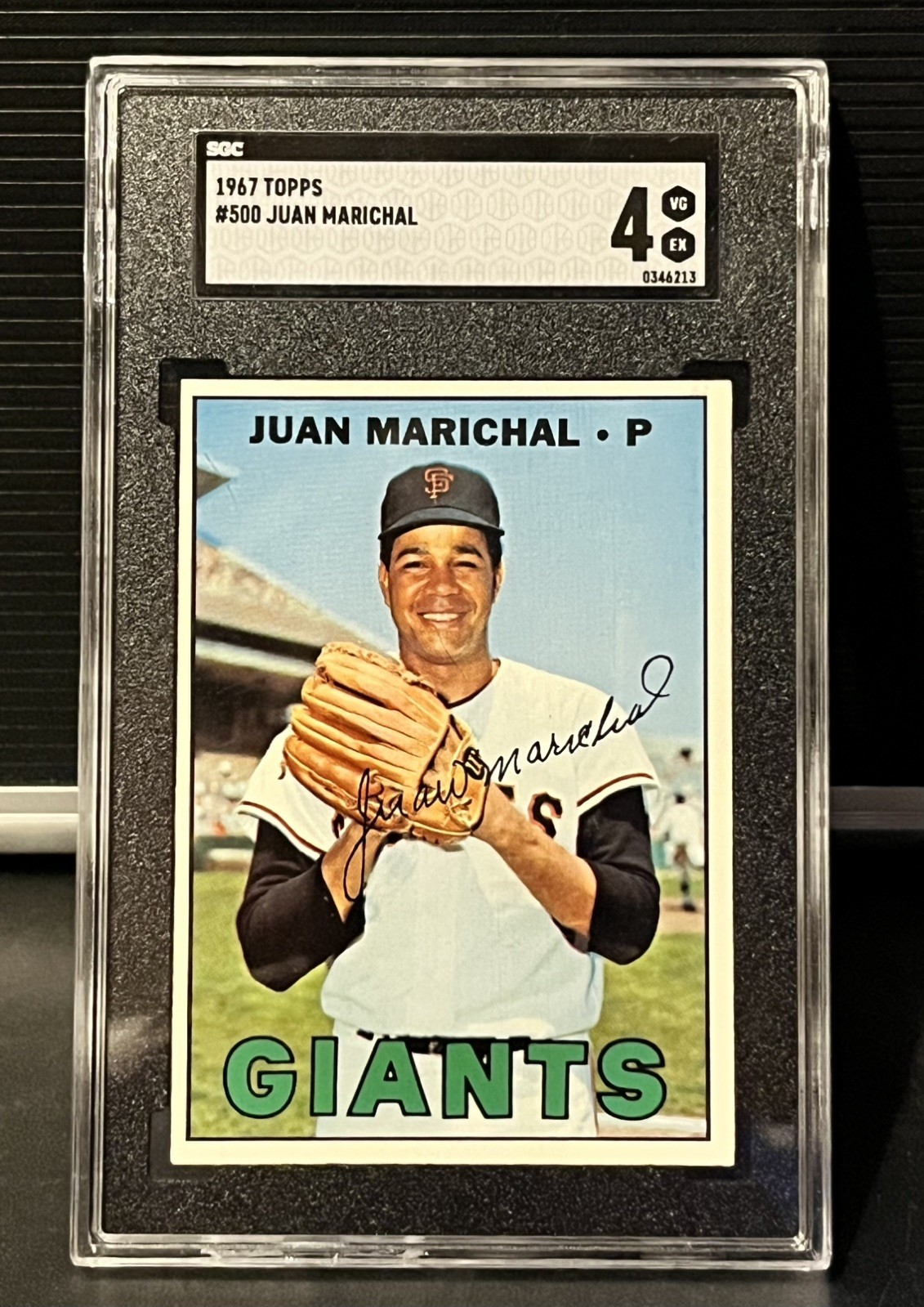 1967 Topps - Juan Marichal #500 - SGC 4 VG-EX Very Good - Excellent - Giants HOF