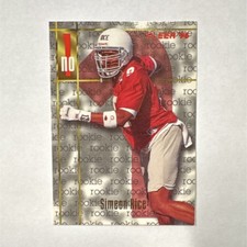Fleer 1996 Simeon Rice #176 Illinois Fighting Illini Rookie Football Card. rookie card picture