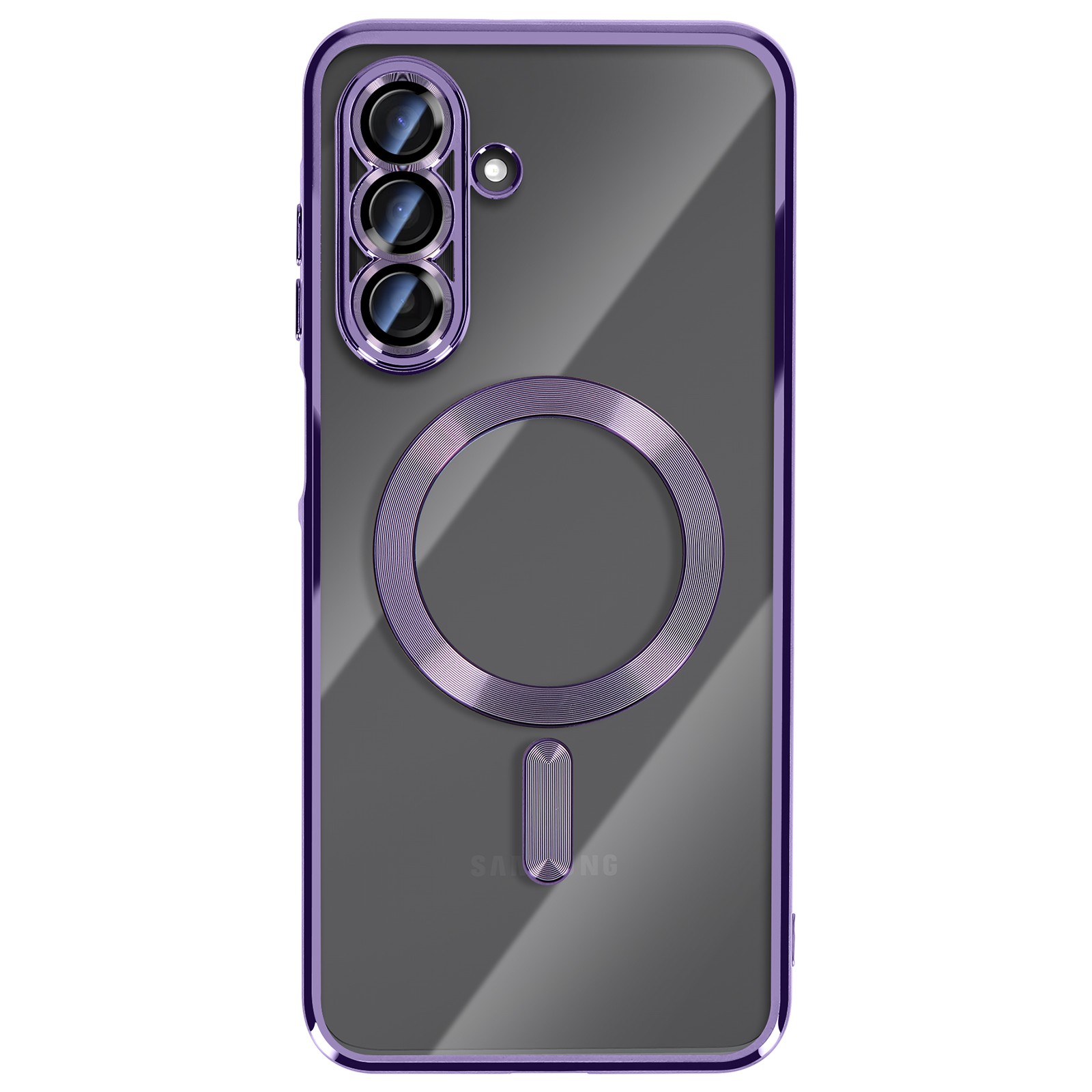 Coque Galaxy A17 violette idéale pour vos photos en terrasse