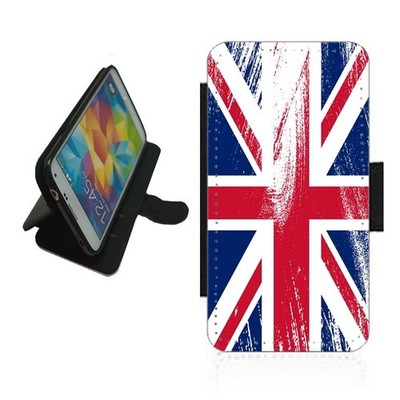 Union Jack Handyhülle Wallet für iPhone Samsung Google Flip Cover UK Flagge