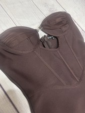 Fashion Nova Strapless  Bandage Bodycon Dress  Sz XL