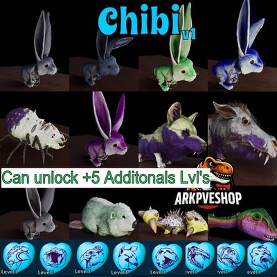 Chibi Pets V1 Uncommon ASA PVE  ARK Survival Ascended