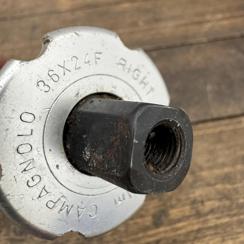 Vintage Campagnolo Bottom Bracket 36x24F Italian Square Taper ISO Sealed 111 112 - Image 2 of 4