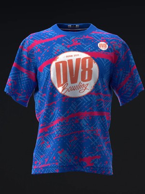 Persionalized Name -DV8 - Severe Collision Bowling Jersey Size S-5XL