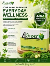 4Green Wheat Grass Malunggay Ampalaya Lagundi...