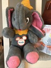 Vintage Original Tag Disney Dumbo Elephant Large 20” Plush Toy And Book — photo 1